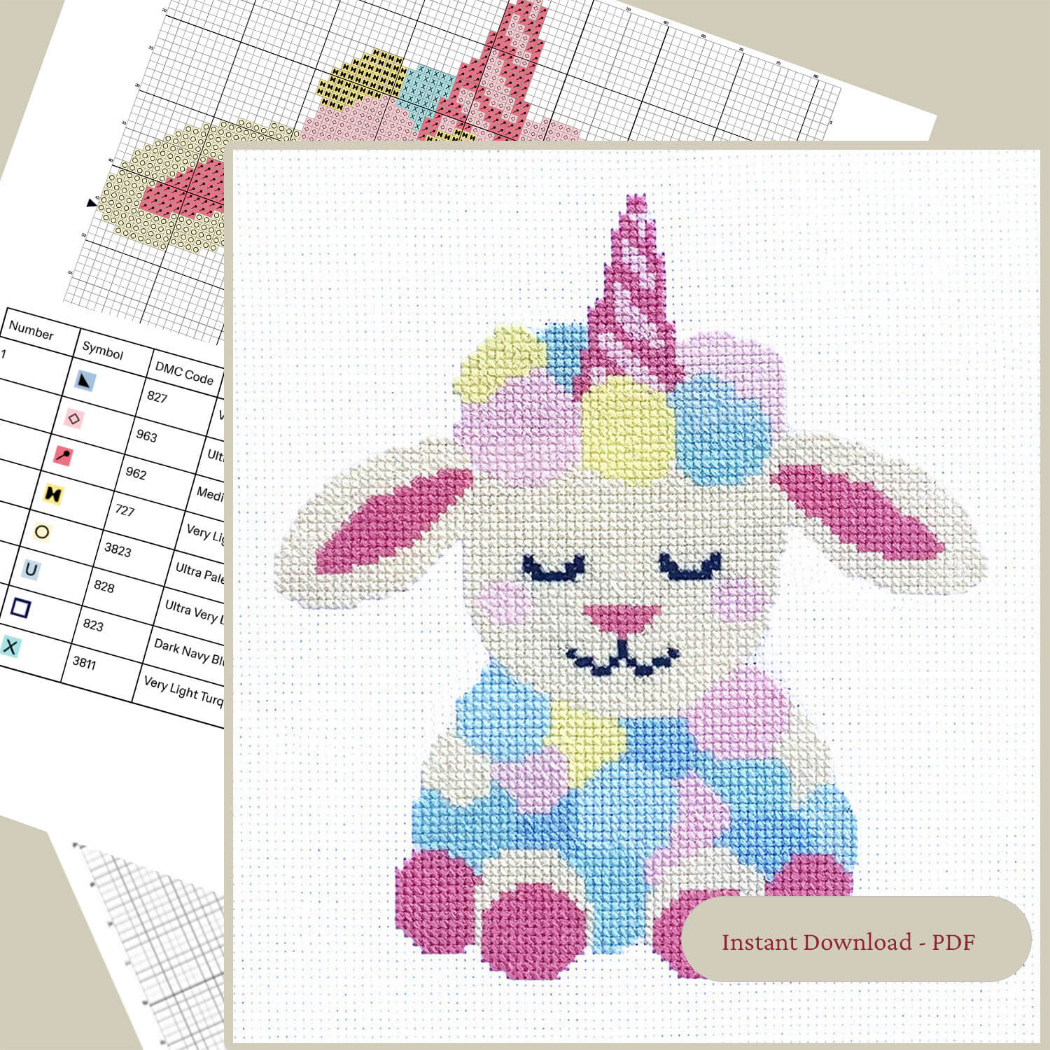 Unicorn Sheep - Digital Chart