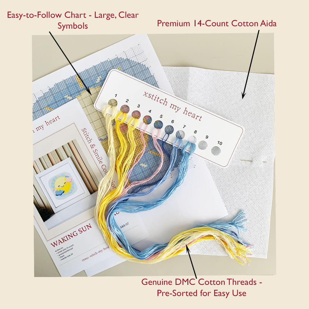 Waking Sun - Counted Cross Stitch Kit
