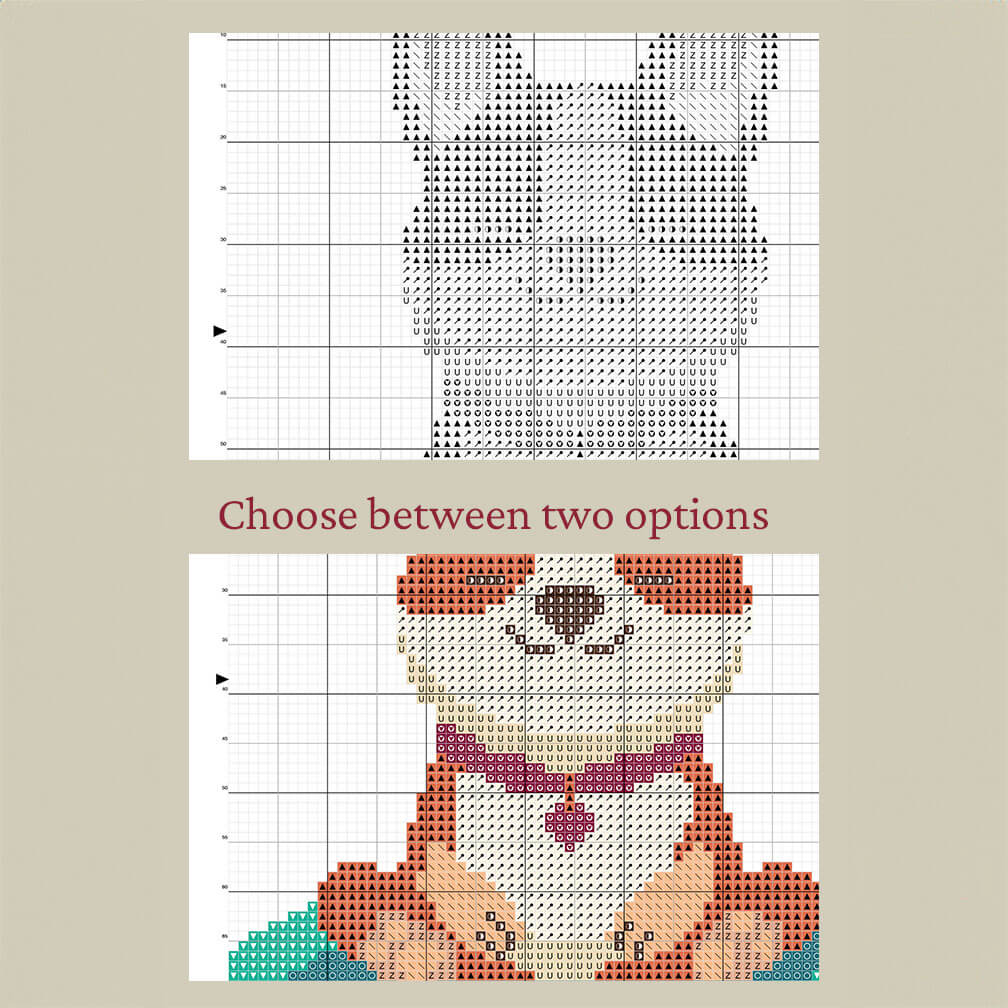 Zen Puppy - Relaxing Counted Cross Stitch Kit for Dog Lovers
