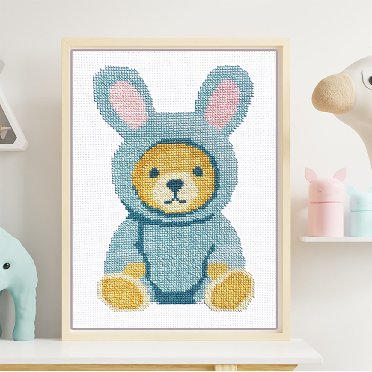 Bunny Bear - Counted Cross Stitch Kit